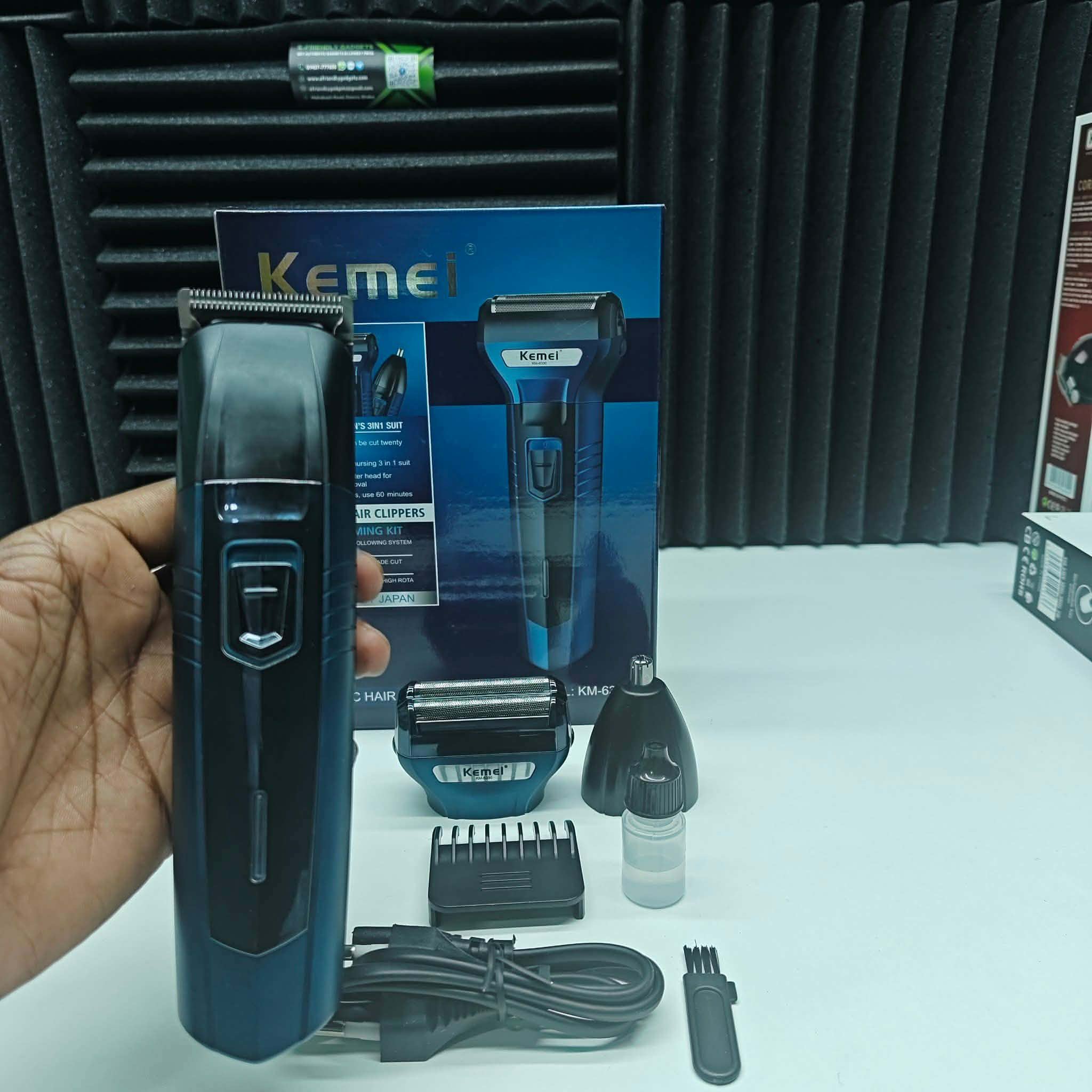 Kemei KM-6330: অল-ইন-ওয়ান ৩-ইন-১ - Image 8