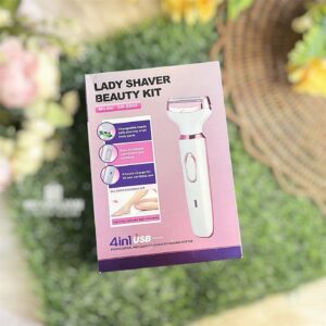 Lady Shaver Beauty Kit 4-in-1 Rechargeable Grooming Kit SN-8866