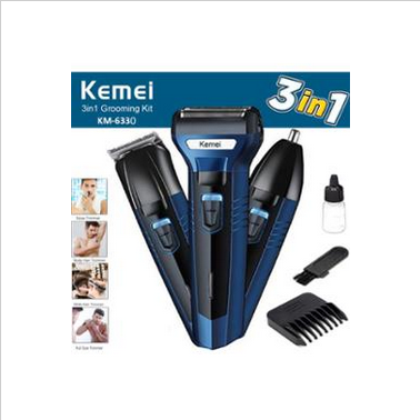 Kemei Km 6330 3 In 1 Hair Clipper Grooming Kit Trimmer. - Image 2
