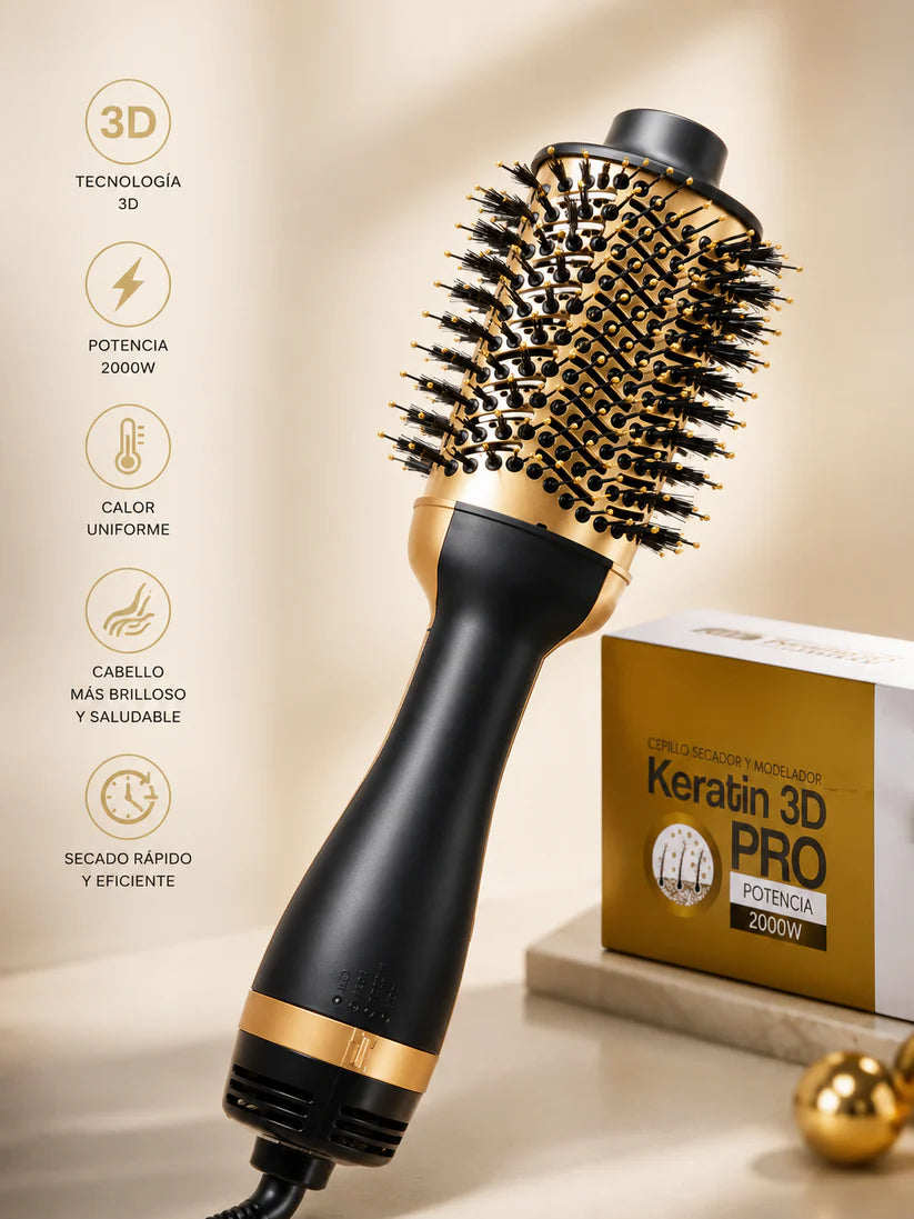 Keratin 3D Pro – 2000W One Step Dryer & Styler - Image 5