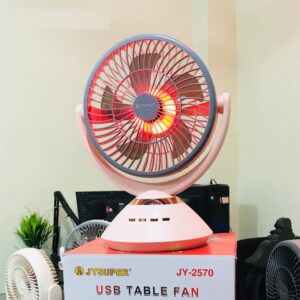 JYSUPER JY-2570 USB Rechargeable Table Fan