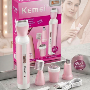 Kemei KM-3024 (4 in 1) Trimmer & Shaver For Women